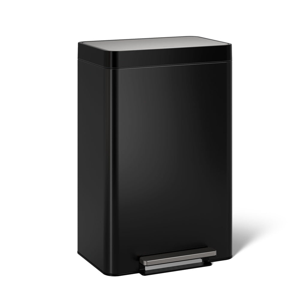 13-Gallon Stainless Steel Step Trash Can X122