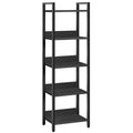 5-Tier Black Bookshelf K672318
