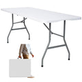6ft Folding Table with Built in Handle & Steel Legs P396894