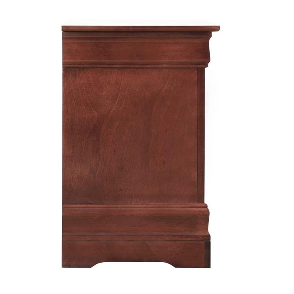 Set of 2 Queen Sleigh Bed and 2-Drawer Nightstand N20418