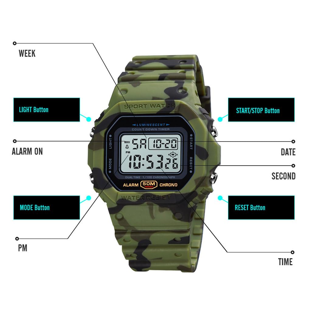 Waterproof Digital Watches N887835
