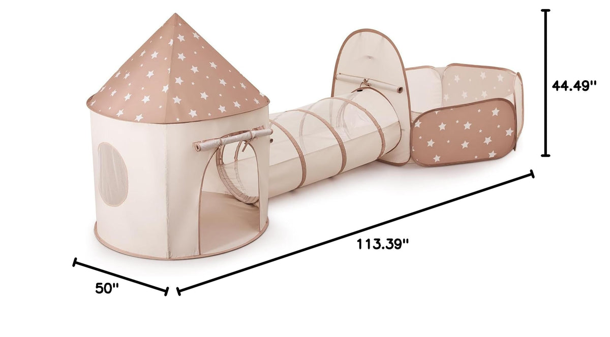 Kids Tent with Crawl Tunnel and Ball Pit Z54091