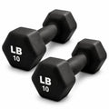 Neoprene Hexagon Dumbbells with Cast Ergo Handle Z165