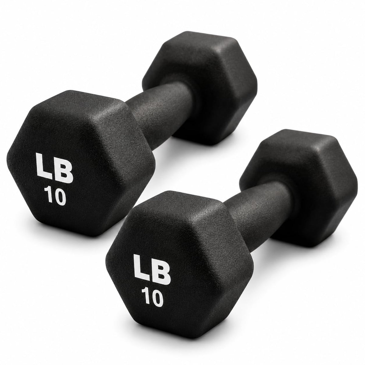Neoprene Hexagon Dumbbells with Cast Ergo Handle Z165