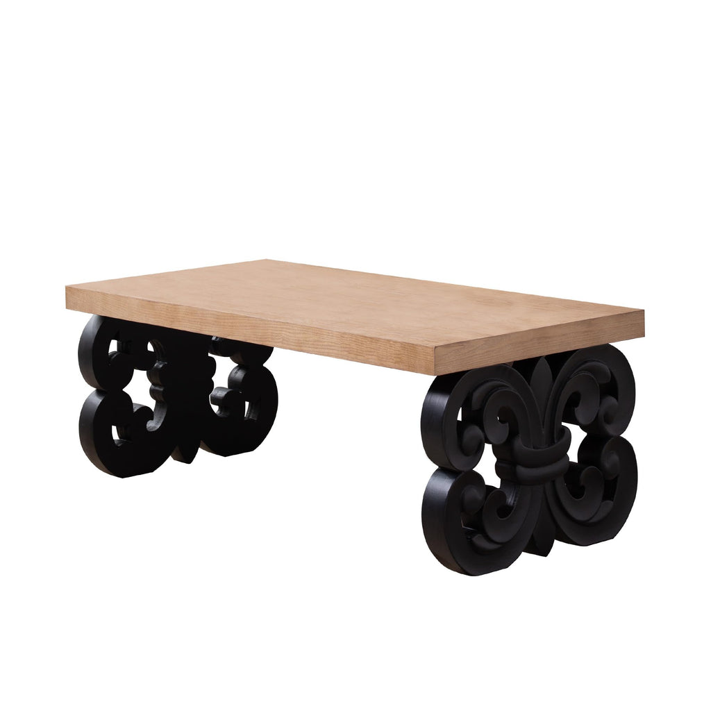 Rectangle Coffee Table with Wood Top C2794
