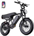 Electric Dirt Bike for Adults, 16"/20" x 4.0 Fat-Tire All-Terrain Ebike D2548