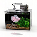 1.8 Gallon Fish Tank with Light Filter Lid I610