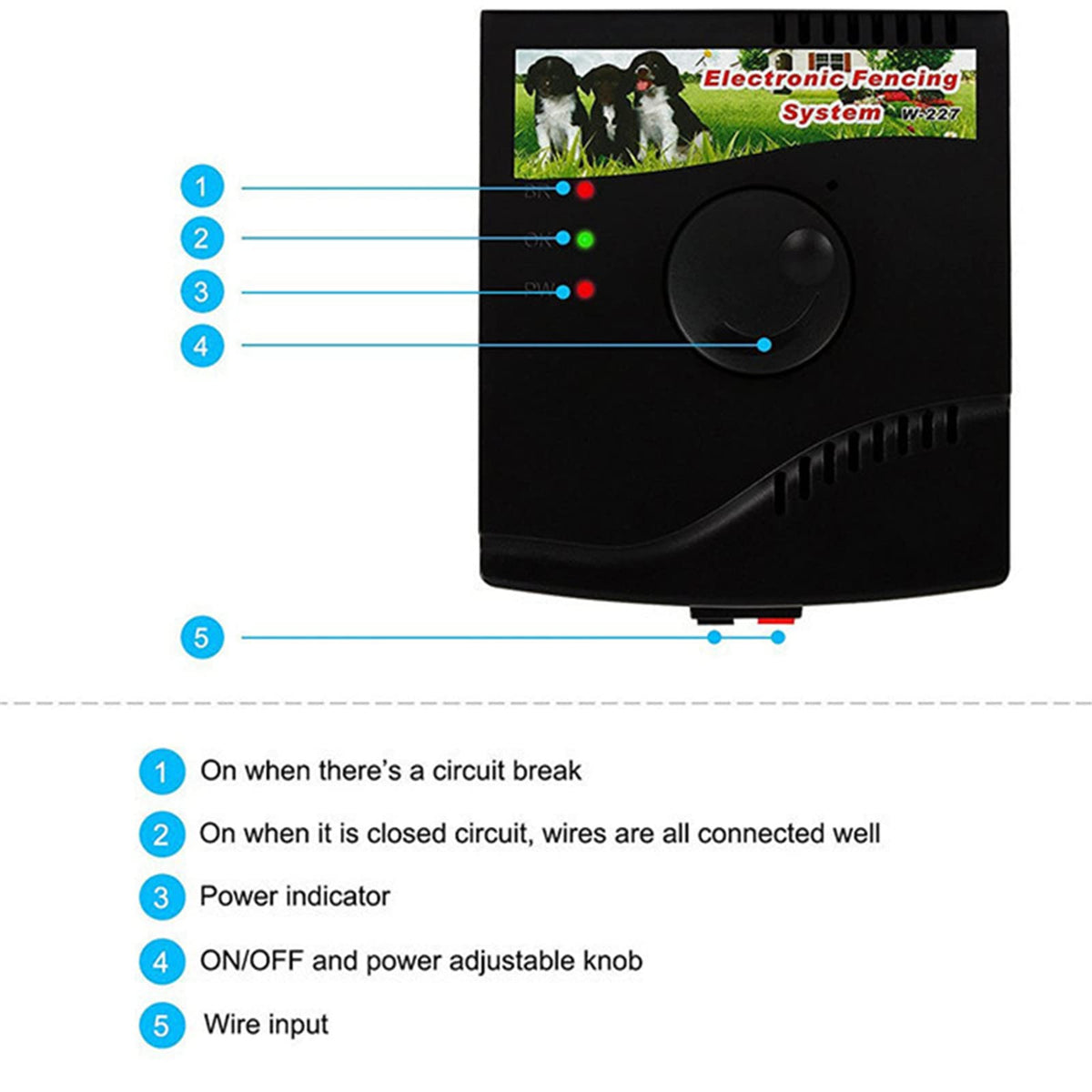 Electronic Dog Fence & Waterproof Training Collar System M340882