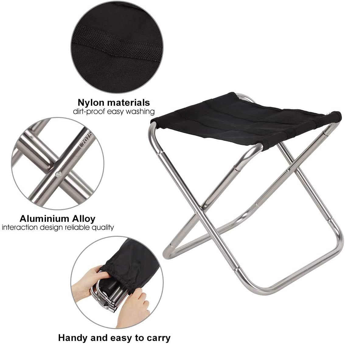 Folding Lightweight Aluminium Camping Chair E775918