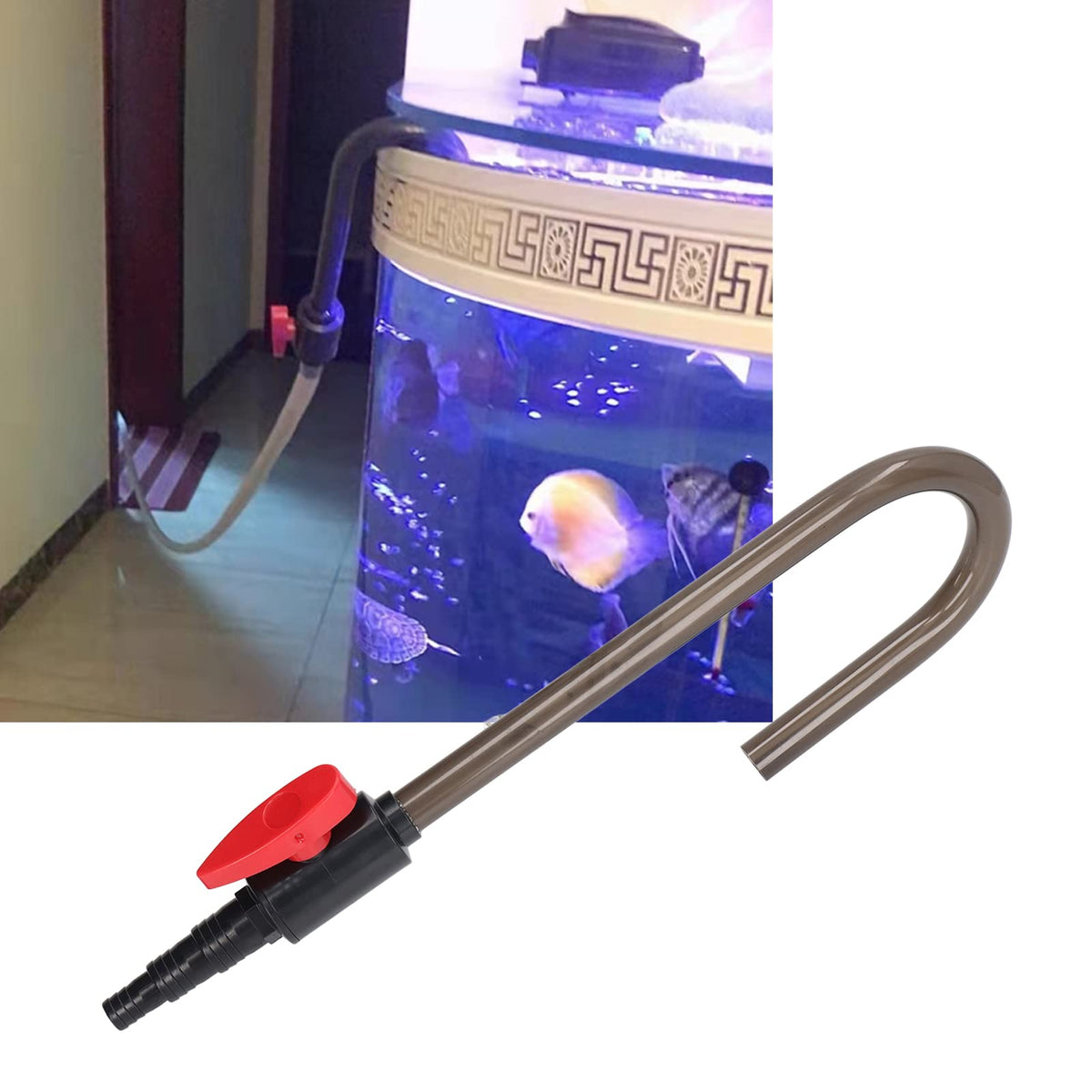 Aquarium Water Filler Tube with Flows Switch E970