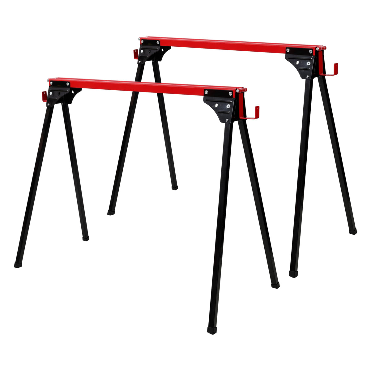 2 Pack Folding Saw Horses 1000 lbs All-Metal Portable L1139