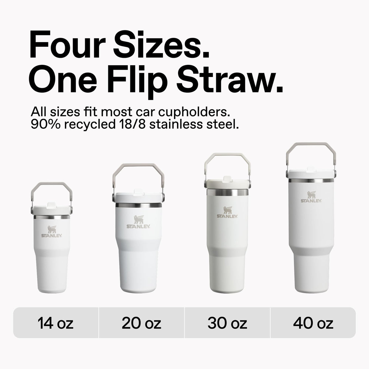 20 oz Lilac Flip Straw Tumbler R256441