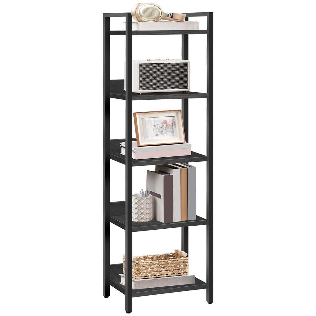 5-Tier Black Bookshelf K672318