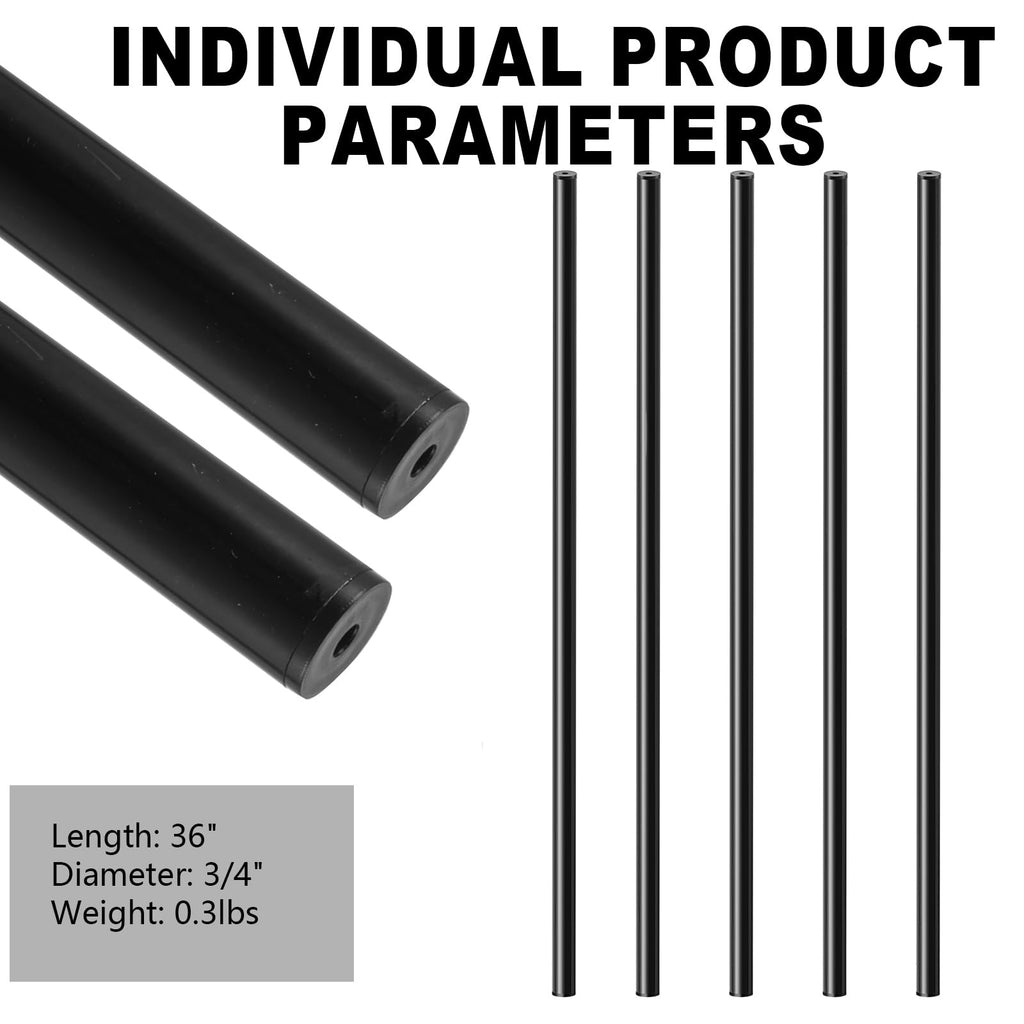 51 Pack 36" Black Aluminum Deck Balusters N1322