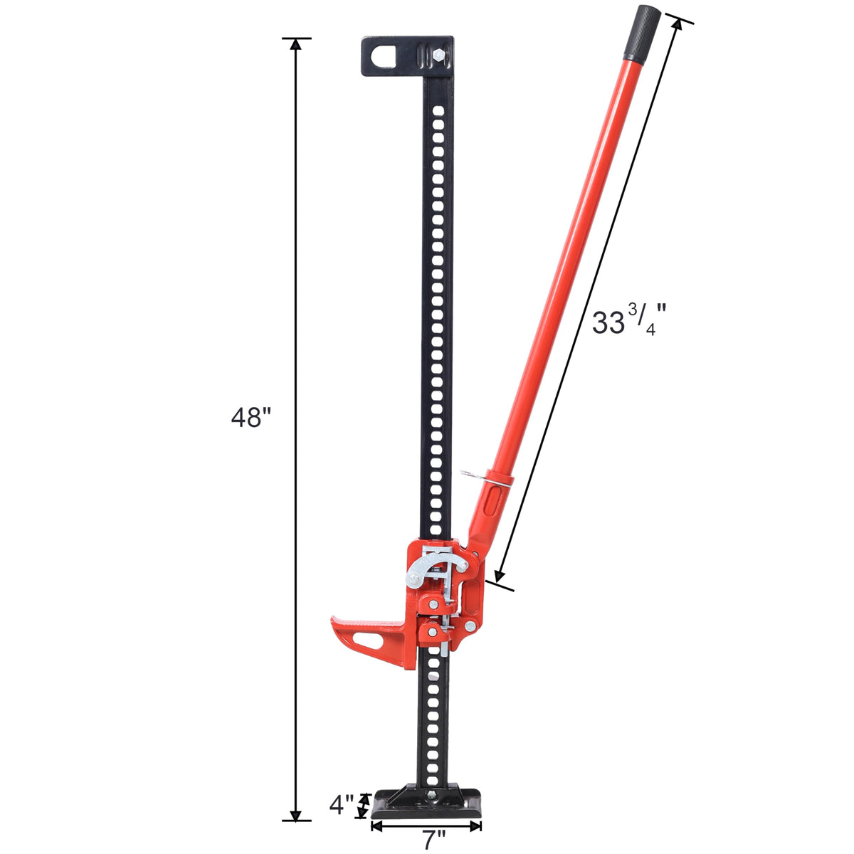 7000 lbs Capacity 48 inch Ratcheting Farm Jack S670250