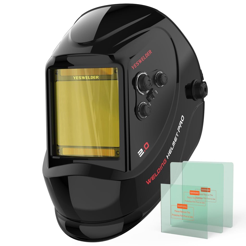Auto Darkening Welding Helmet Large View R402