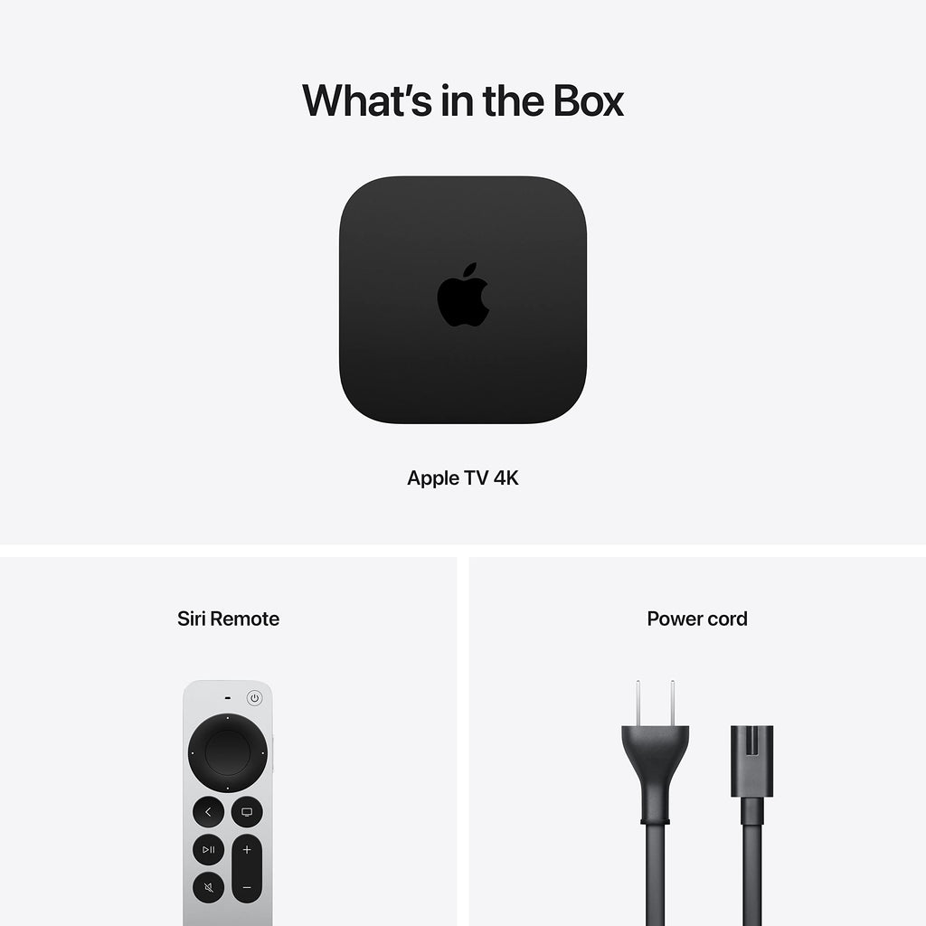 Apple TV 4K 128GB Black Wi-Fi Ethernet L156