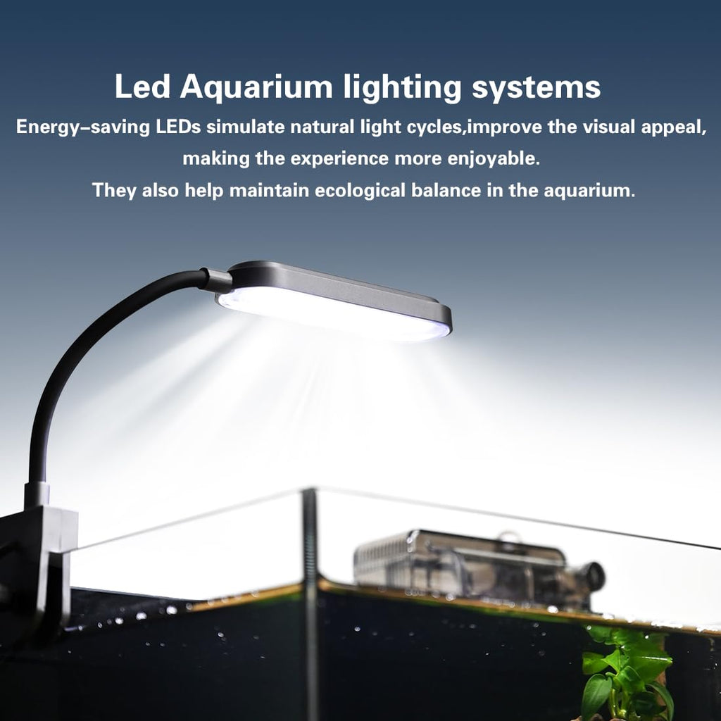 1.8 Gallon Fish Tank with Light Filter Lid I610