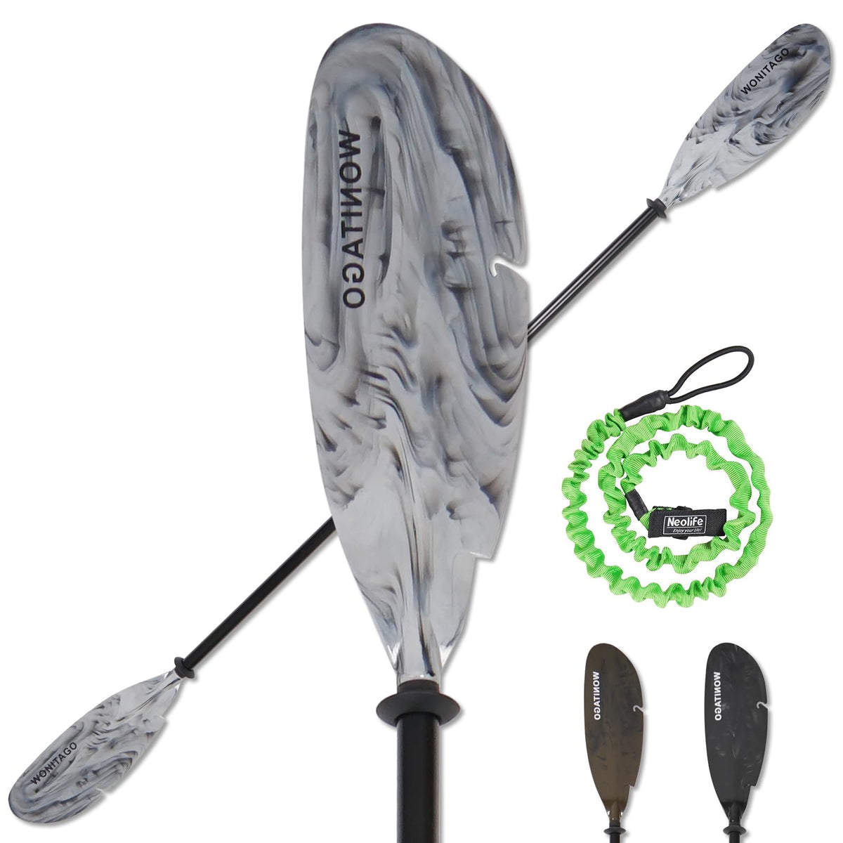 Adjustable Kayak Paddle with Leash S379