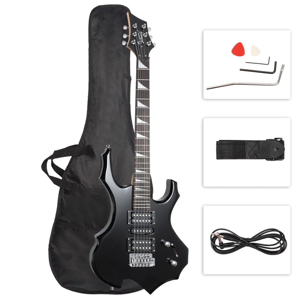 Black Electric Guitar with Accessories Pack G901794