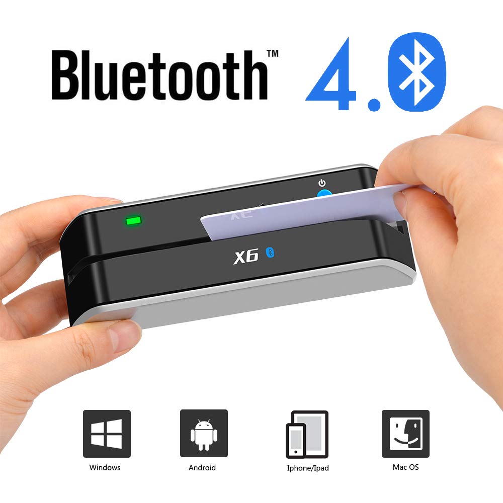 Bluetooth Card Reader Writer USB 3 Tracks Swipe Encoder O915
