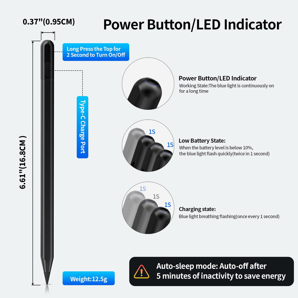Black iPad Pencil S208114