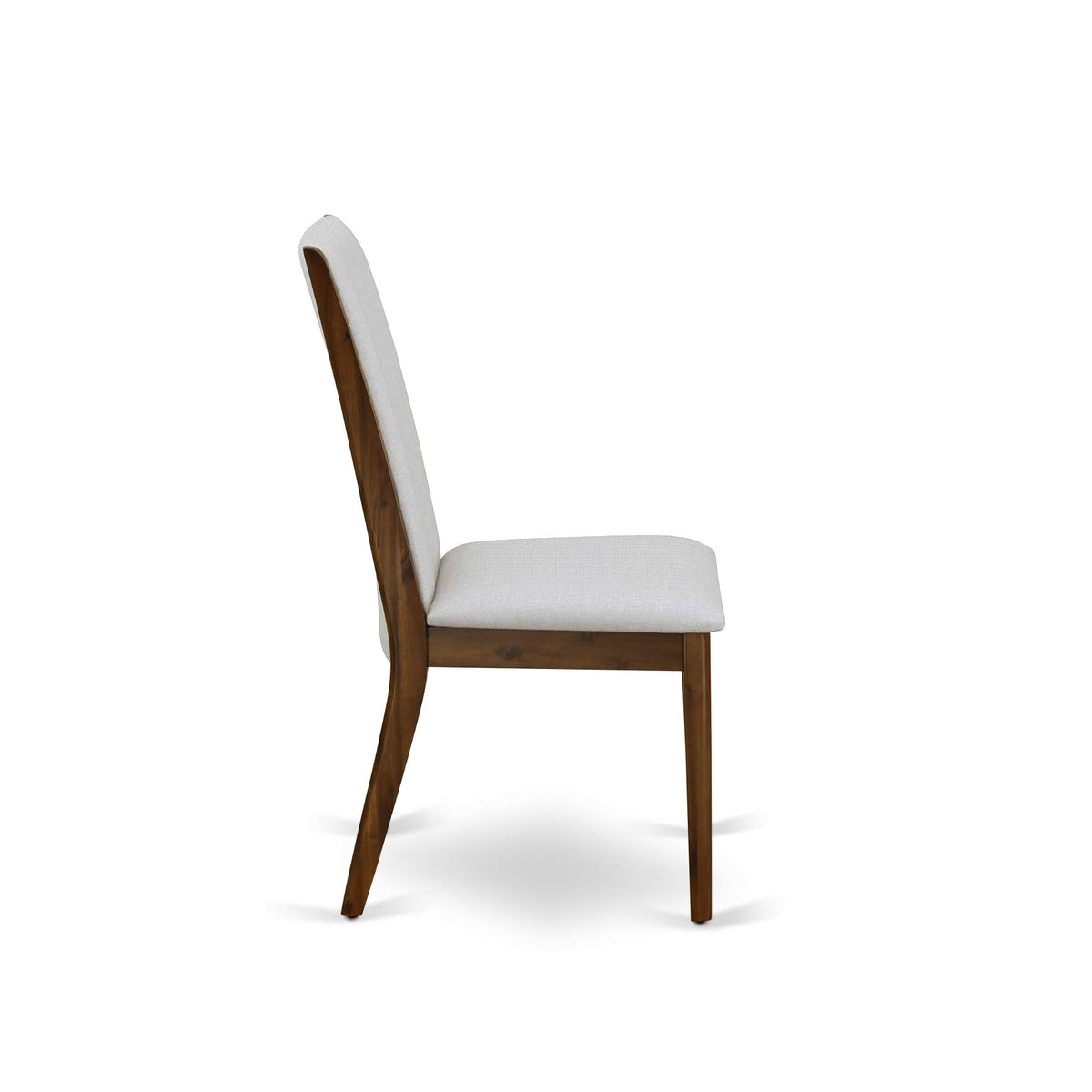 9 Piece Walnut Dining Room Set with 8 Grey Linen Chairs A97131