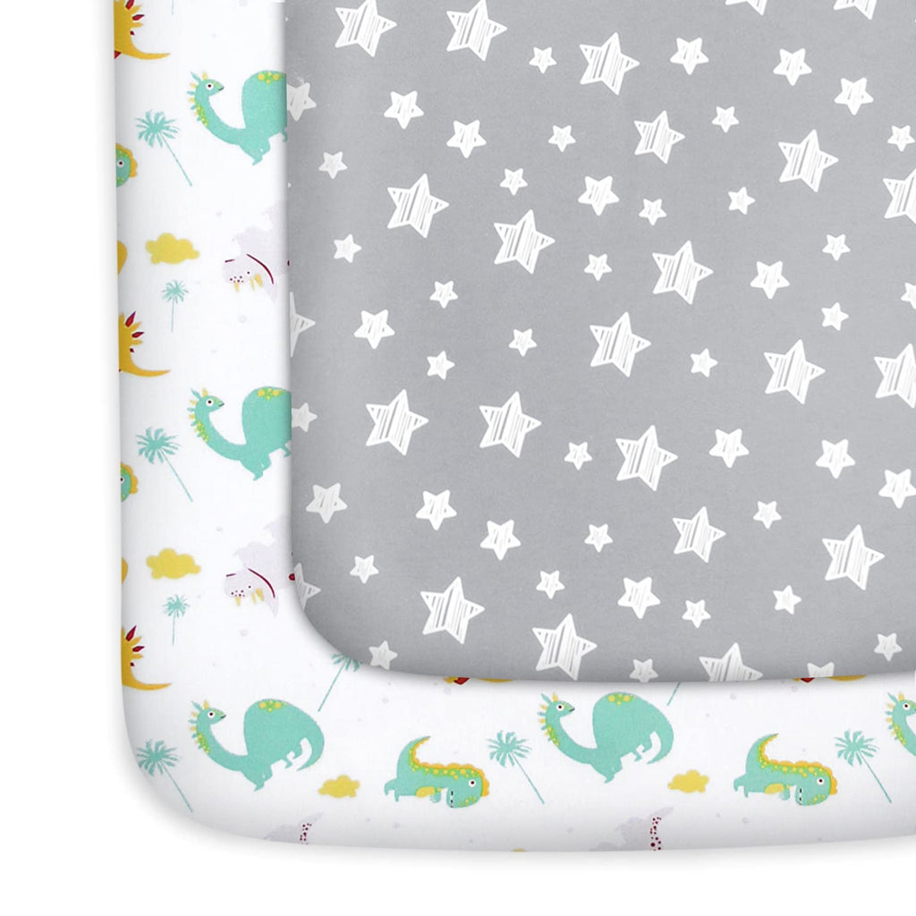 Pack and Play Sheets, Mini Crib Sheets, Stretchy Playard Fitted Sheet L689197