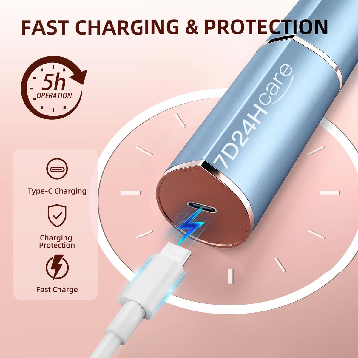 2-Pack Electric Rechargeable Facial Hair Remover L46693