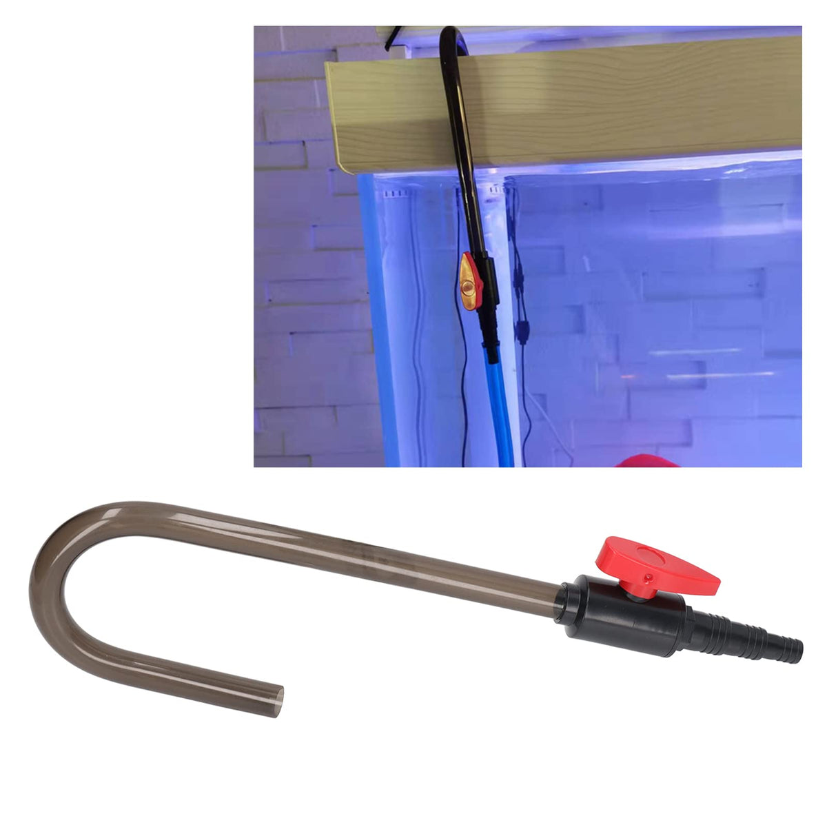 Aquarium Water Filler Tube with Flows Switch E970