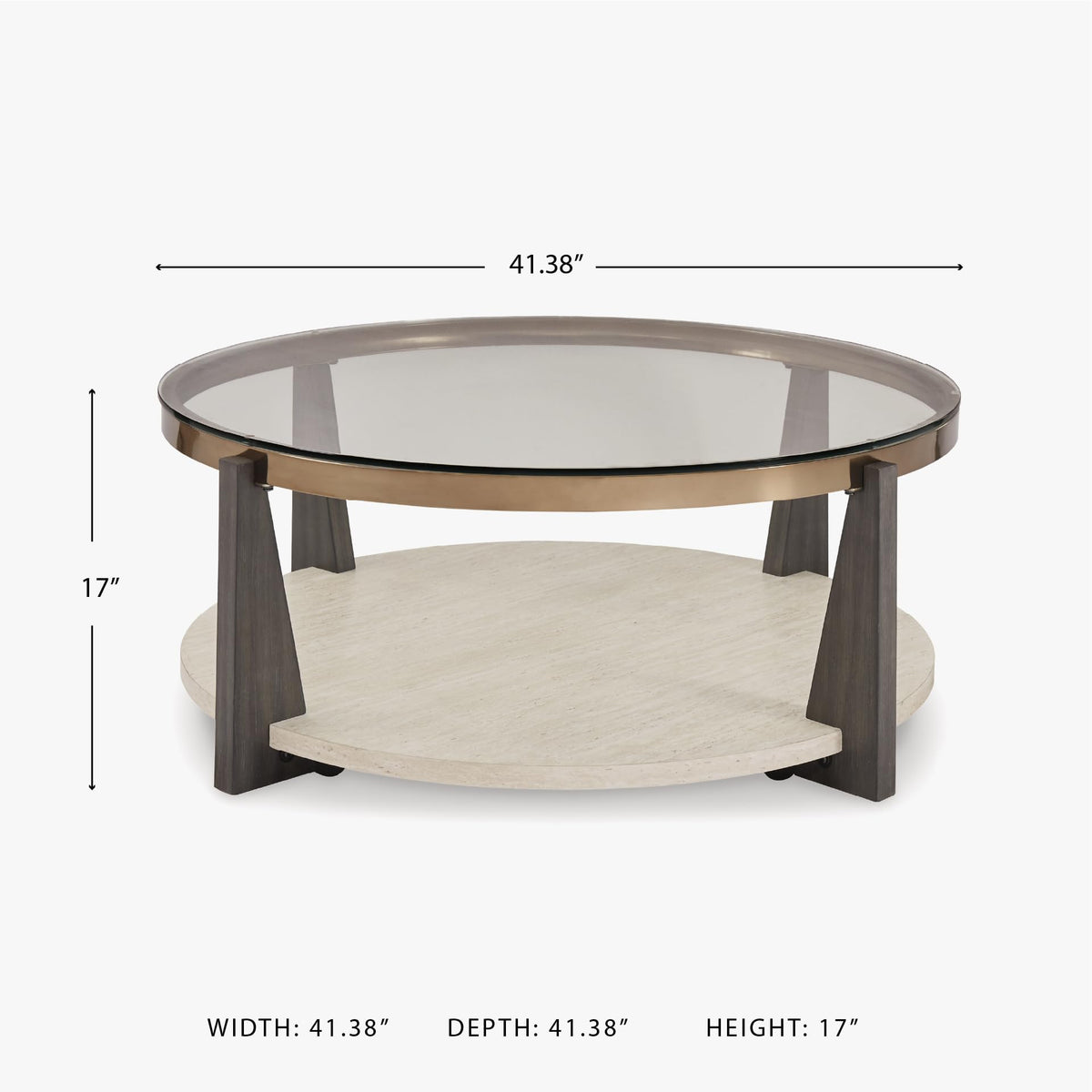 Round Glass Coffee Table T672070