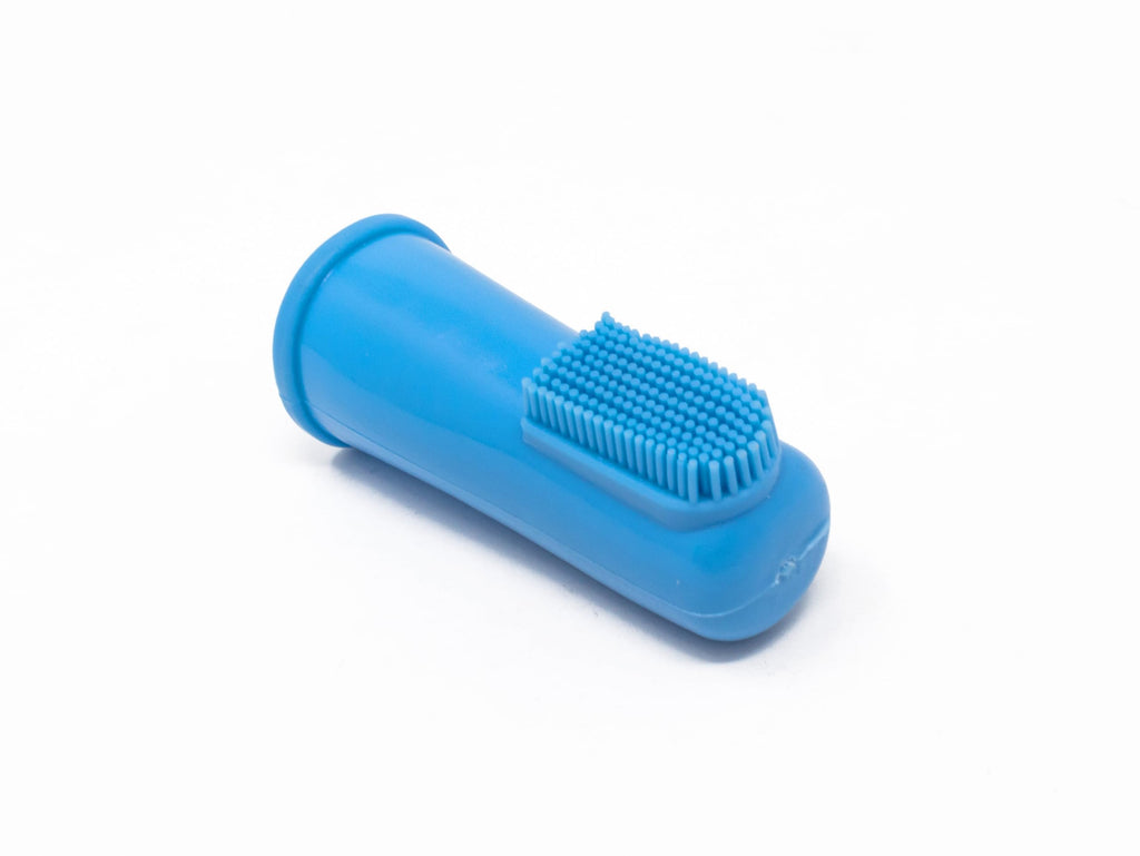Finger Toothbrush for Pet Set of 2 Blue M168