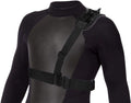 Adjustable Elastic Shoulder Strap Harness Black Gold P59874