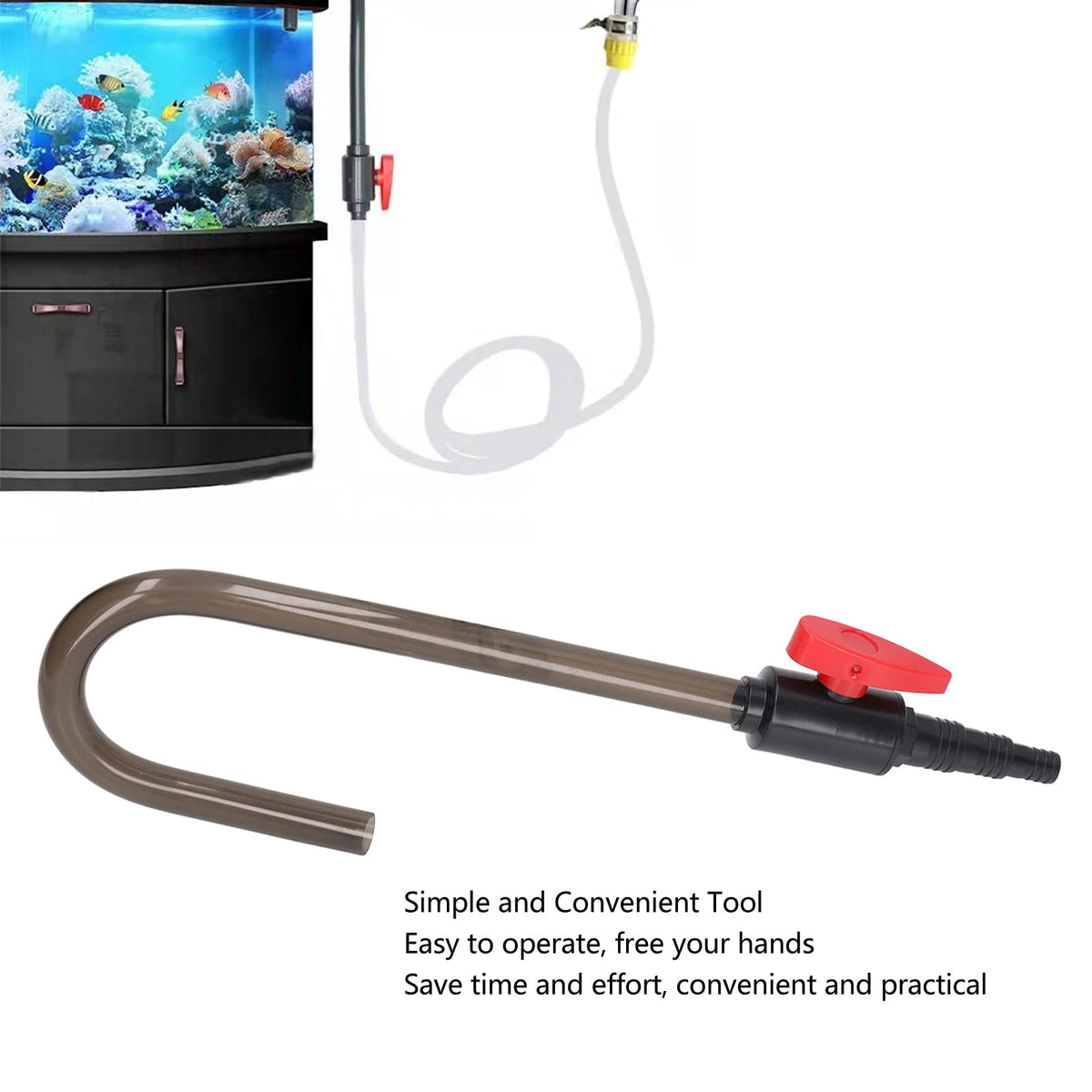 Aquarium Water Filler Tube with Flows Switch E970