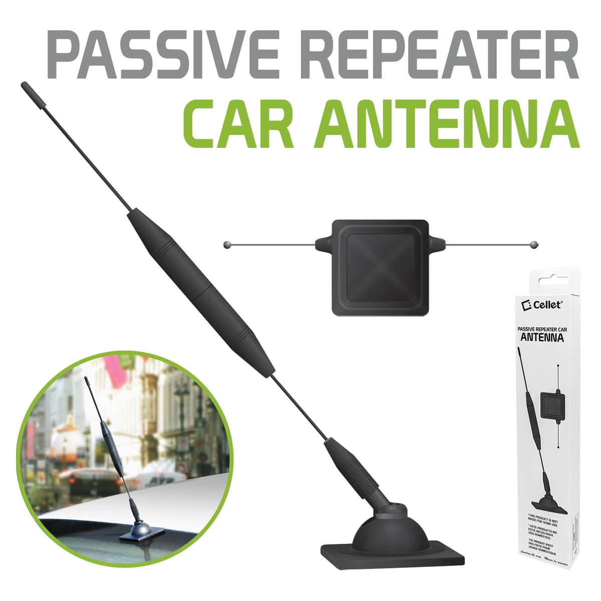 Cell Phone Signal Booster Antenna for Truck & Car Mount Passive Repeater B899566