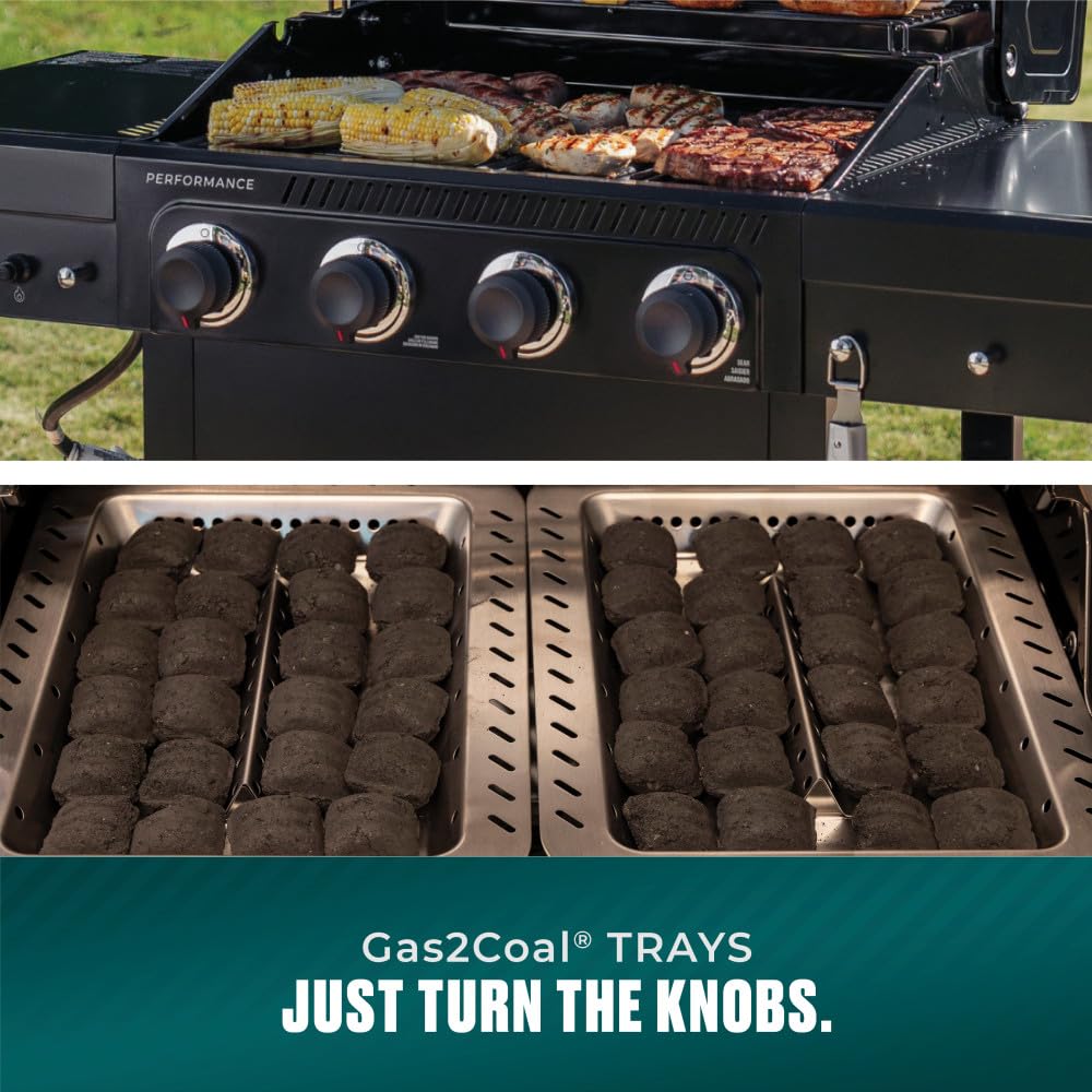 4 Burner Gas and Charcoal Grill P903