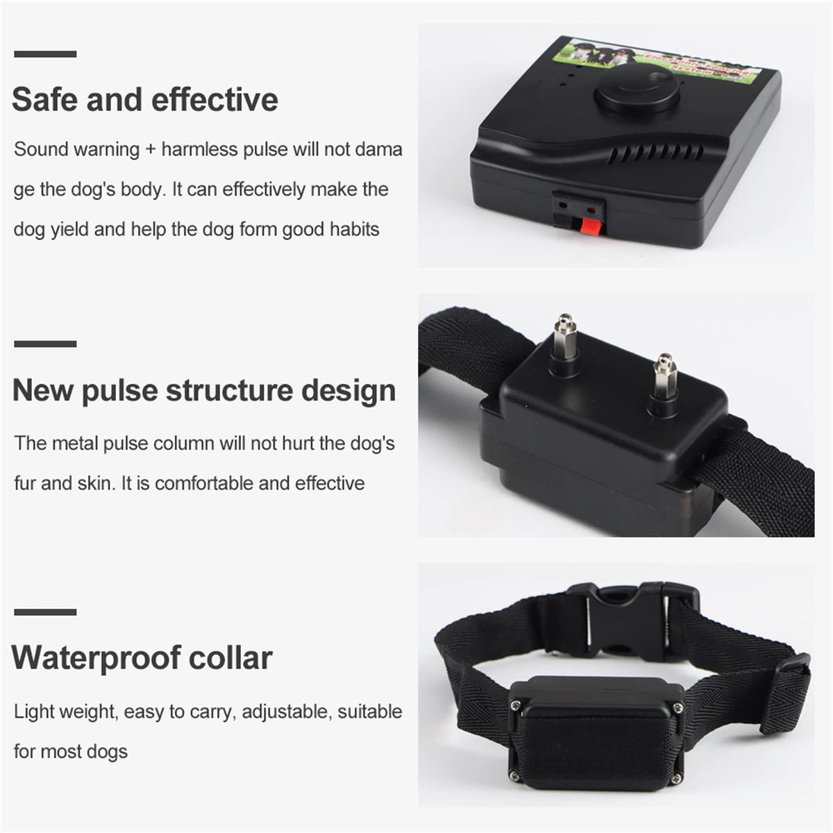 Electronic Dog Fence & Waterproof Training Collar System M340882