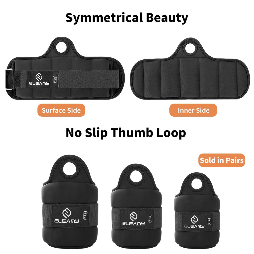 4 lbs Ankle Weights and Wrist Weights Set W40637