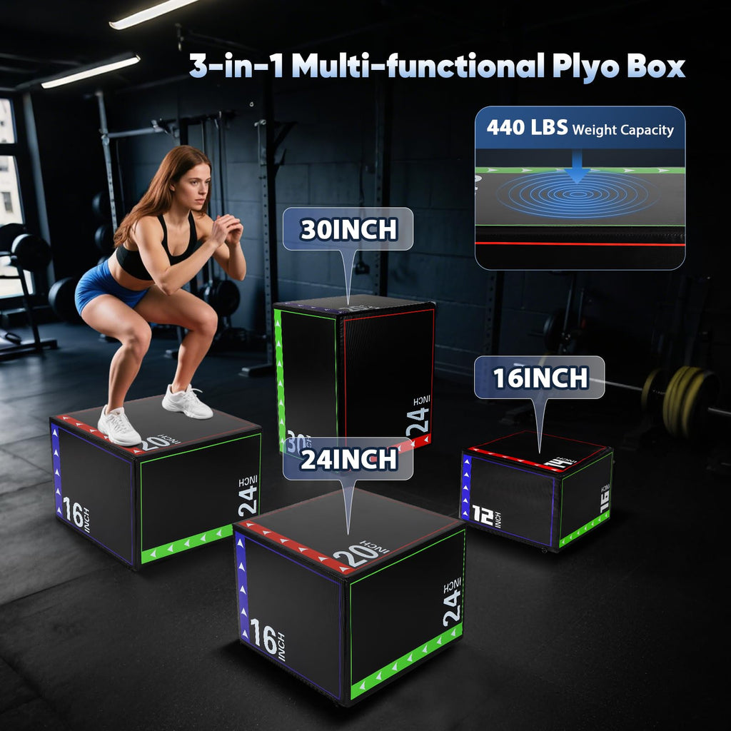 3 in 1 Plyometric Jump Box I959119
