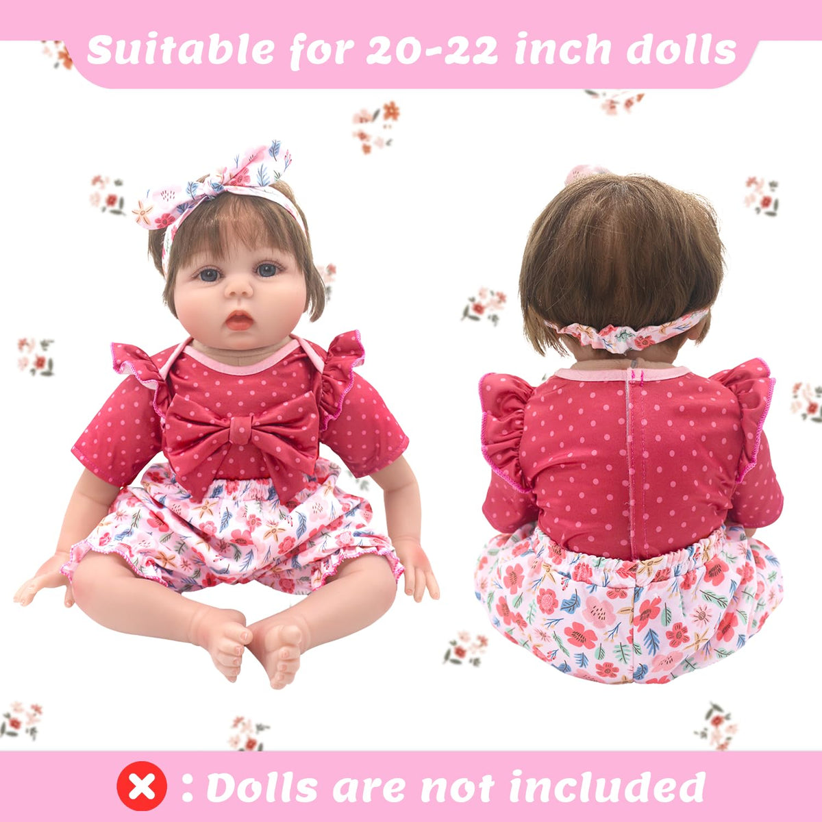 Reborn Doll Clothes for 20-22 Inch Dolls C833