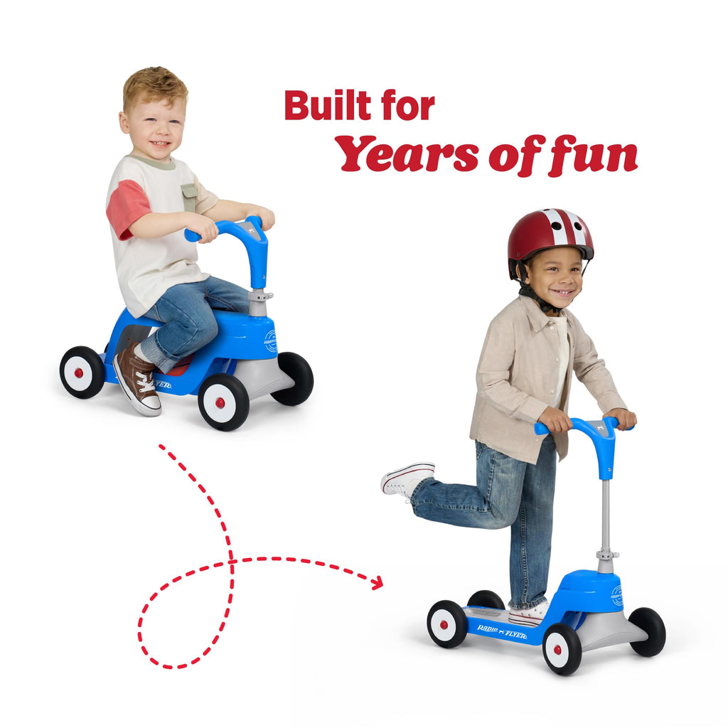 Blue/Red/Pink 4-Wheel Kids Scooter A99776
