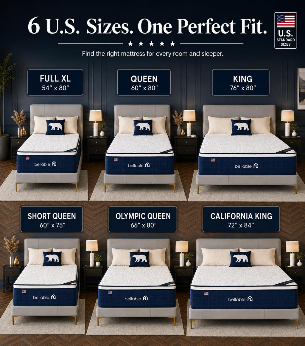 Full XL 14 Inch Cooling Gel Memory Foam Pocket Spring Mattress C1848