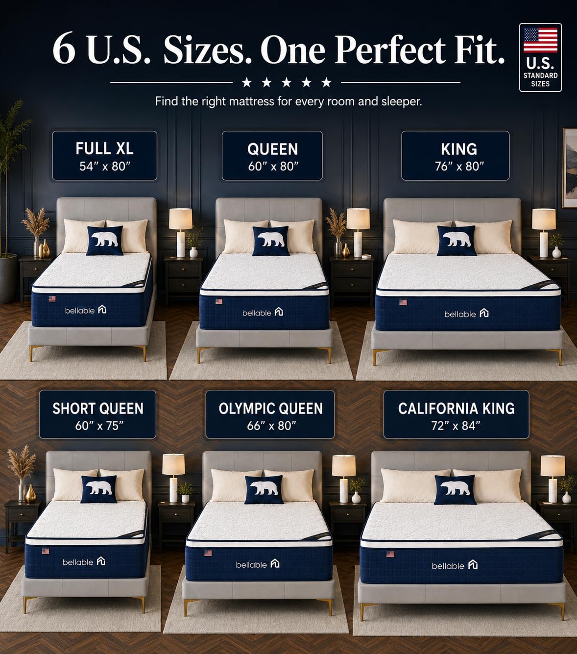 Full XL 14 Inch Cooling Gel Memory Foam Pocket Spring Mattress C1848