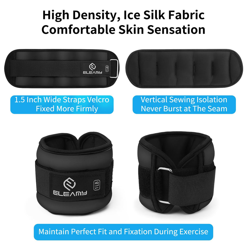 4 lbs Ankle Weights and Wrist Weights Set W40637