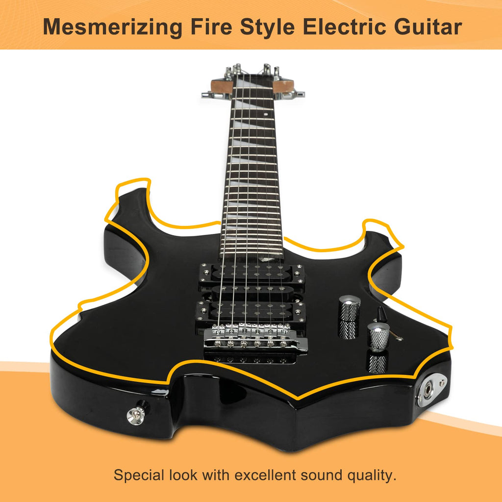 Black Electric Guitar with Accessories Pack G901794