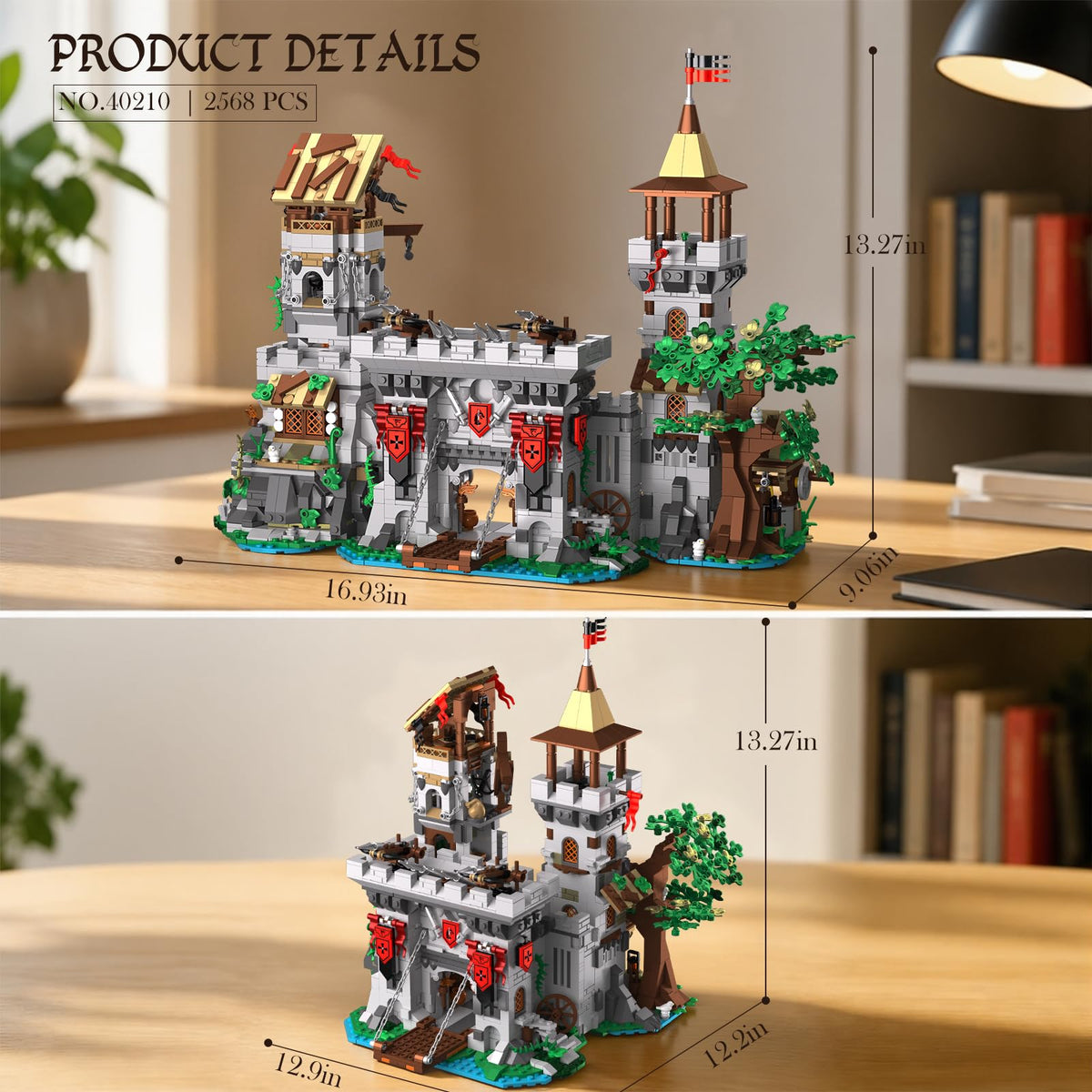 Building Set, 2 in 1 Architecture Model Kit A6524
