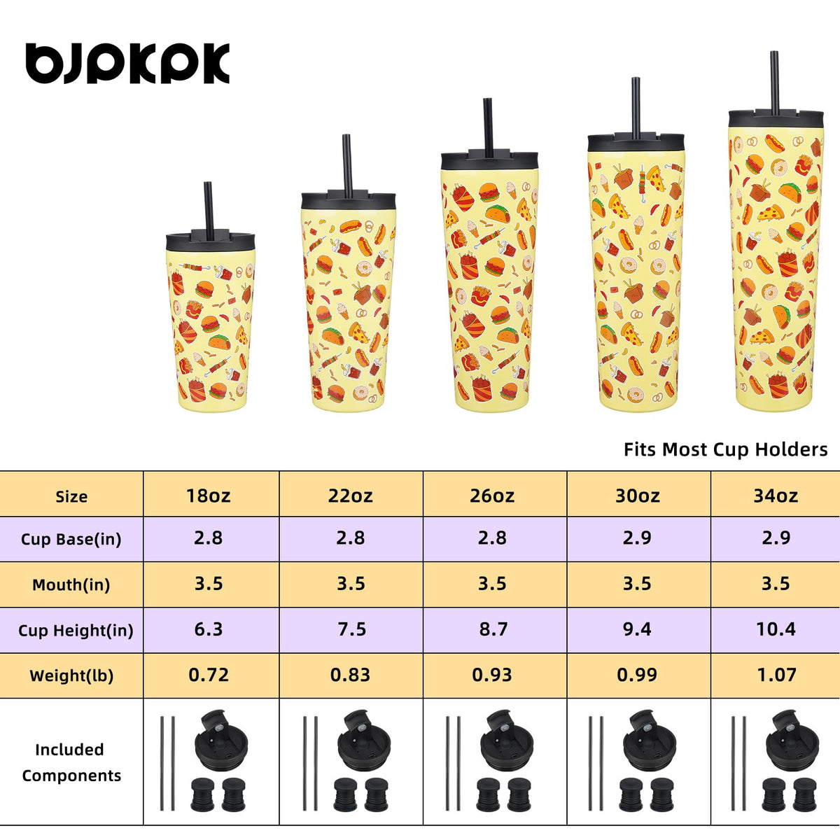 22 oz Insulated Stainless Steel Tumbler with Straw X916562