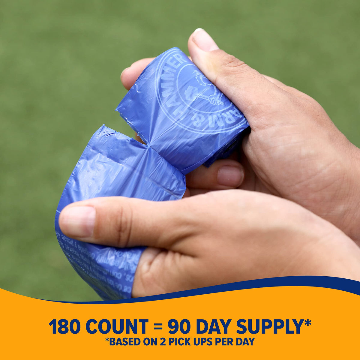 Dog and Cat Waste Bags, 180 Count E332121