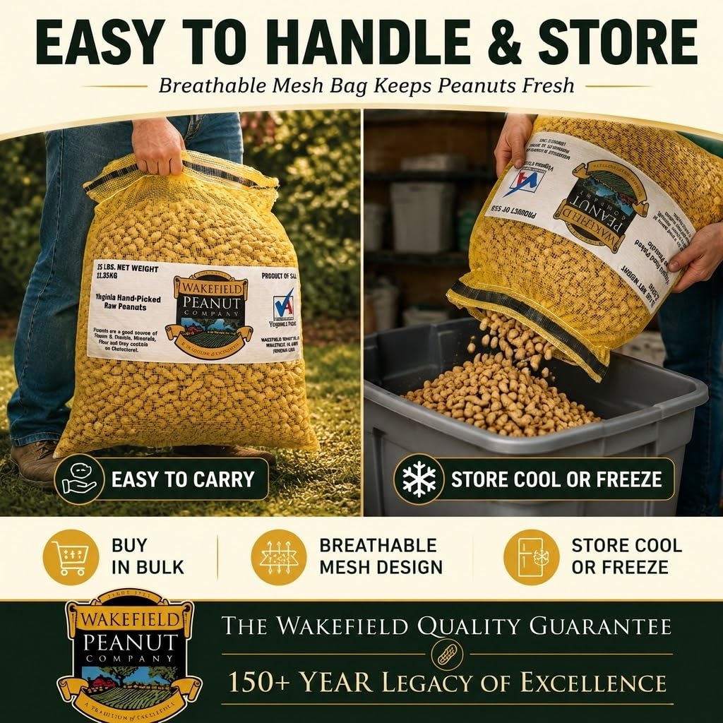 In-Shell Peanuts 25 LB Bag T250