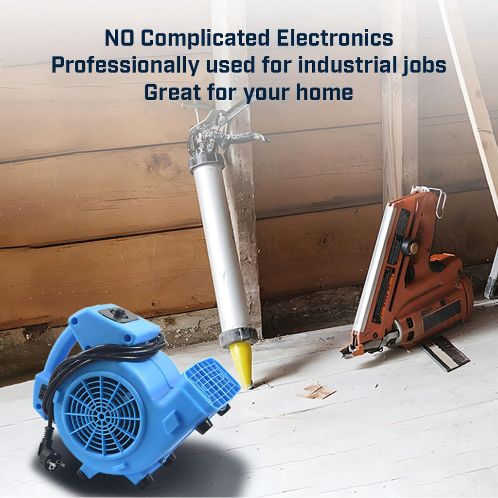 1/8 HP 600 CFM Air Mover Carpet Dryer Floor Fan Z22377